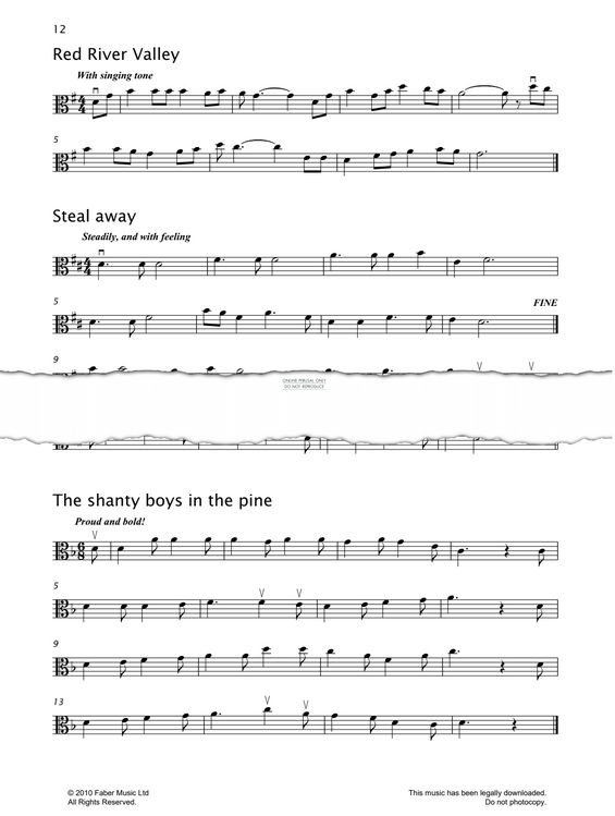 gallery: The Shanty Boys In The Pine, American Traditional, Viola