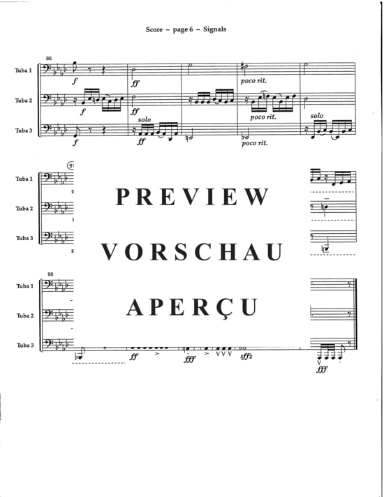 Produktgalerie: Seite 9 von 15 Signals , , (Tuba Trio)