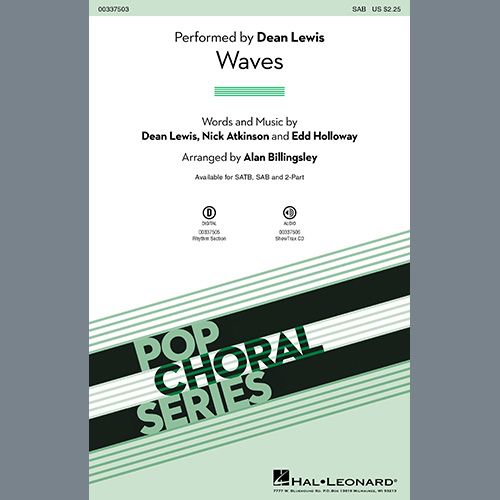 cover: Waves (arr. Alan Billingsley), Dean Lewis