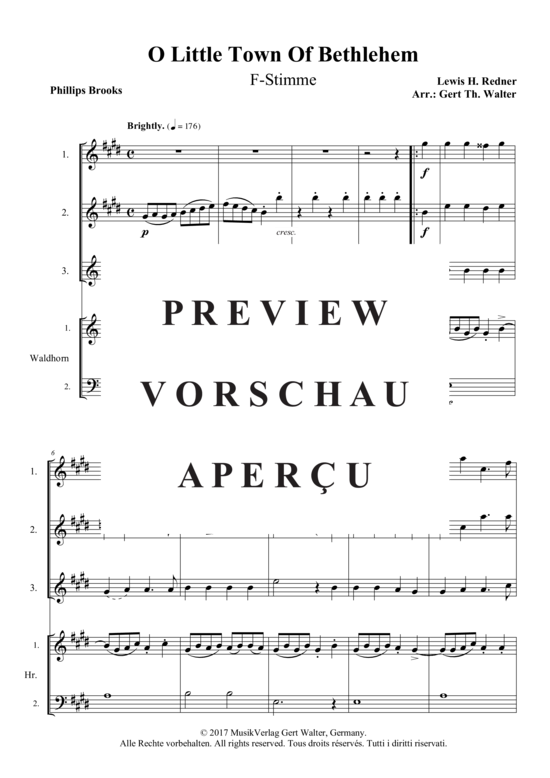 Produktgalerie: Seite 8 von 11 O Little Town Of Bethlehem , , (flexibles Quintett)