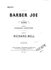 cover: Barber Joe, Richard Bell, Gesang, Klavier