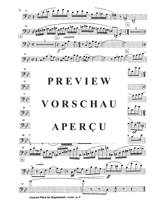Product gallery: Page 12 of 12 Concert Piece for Euphonium , , (euphonium + piano)