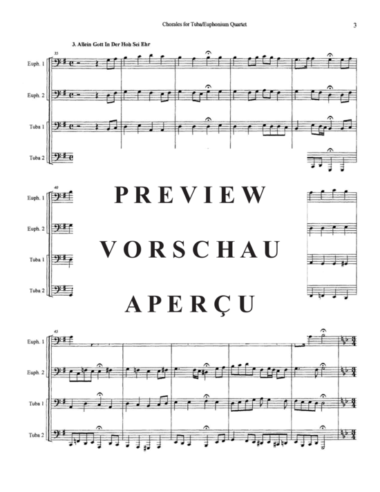Product gallery: Page 6 of 21 Chorales , , (Tuba Quartett EETT)