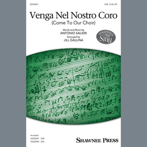 cover: Venga Nel Nostro Coro, Jill Gallina