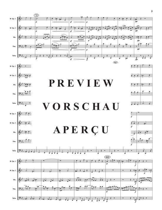 Produktgalerie: Seite 4 von 21 Coriolan Overture , , (Blechbläserquintett)