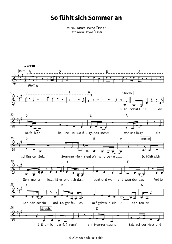 Product picture to:  So fühlt sich Sommer an - Sonnenschein, Steffi