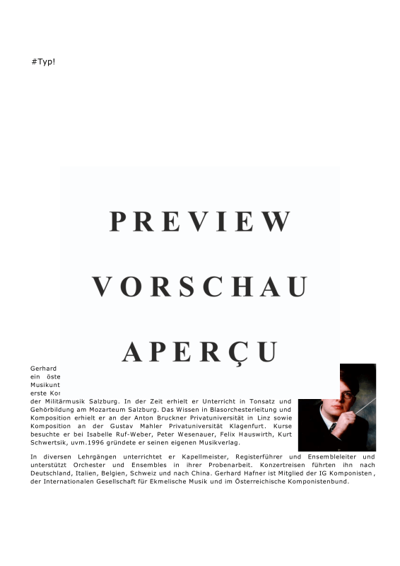 gallery: Austrian Festival Music, , (large wind orchestra)