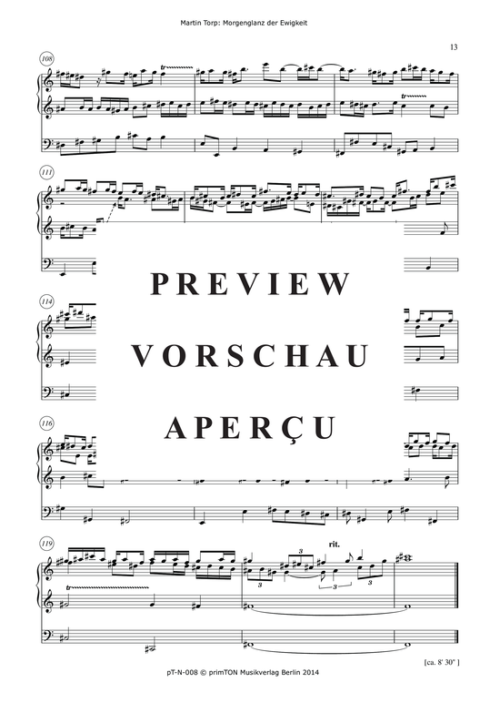 gallery: Morgenglanz der Ewigkeit (2013) , ,  (Orgel Solo)
