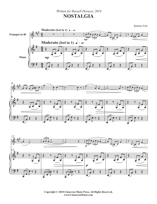 Produktbild zu: Nostalgia Barbara York