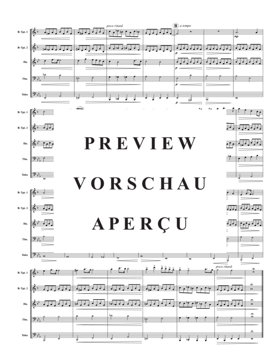 Produktgalerie: Seite 3 von 8 Andacht Nr. 3, op. 50 , , (Blechbläserquintett)