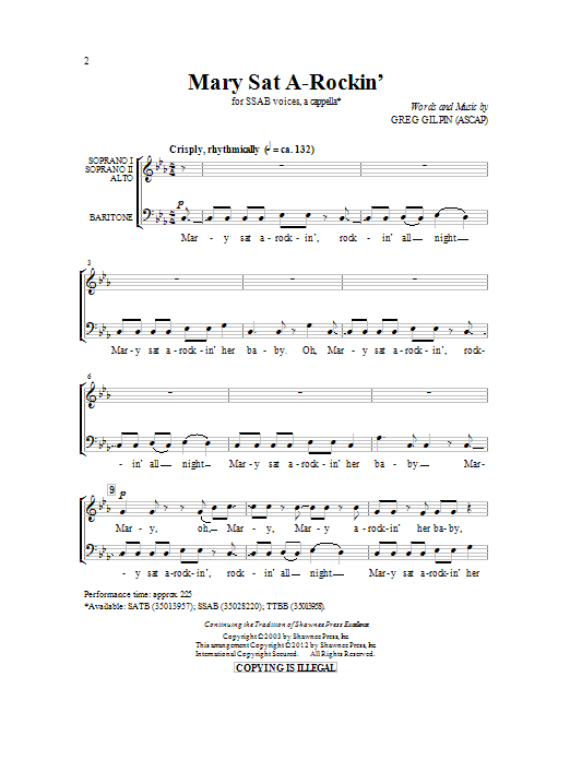 Produktbild zu: Mary Sat A-Rockin'