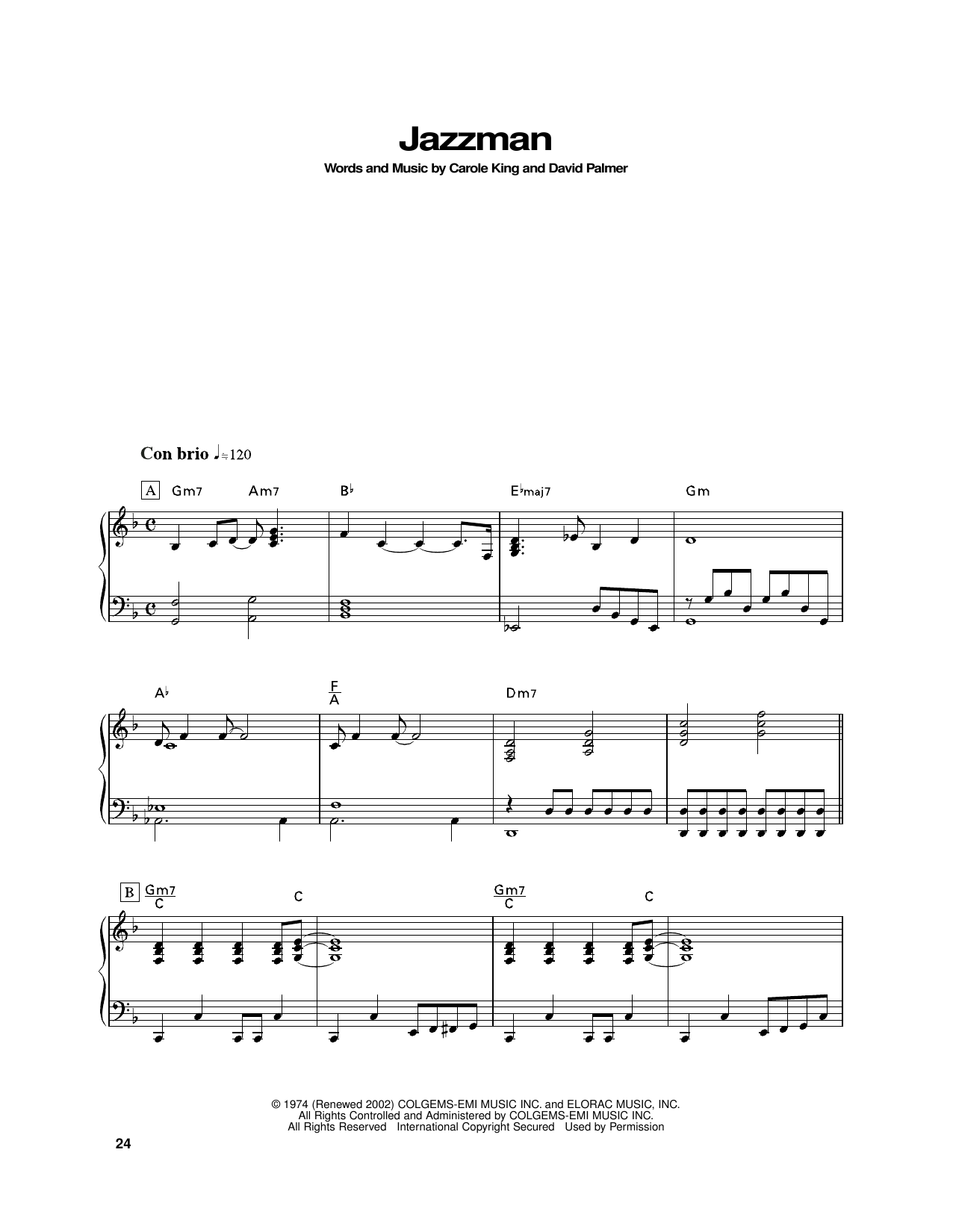 Produktgalerie: Seite 1 von 1 Jazzman, Carole King, Klavier