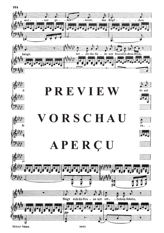 Product gallery: Page 4 of 5 Liebesbotschaft, D.957-1 (Schwanengesang), , Medium Voice and Piano