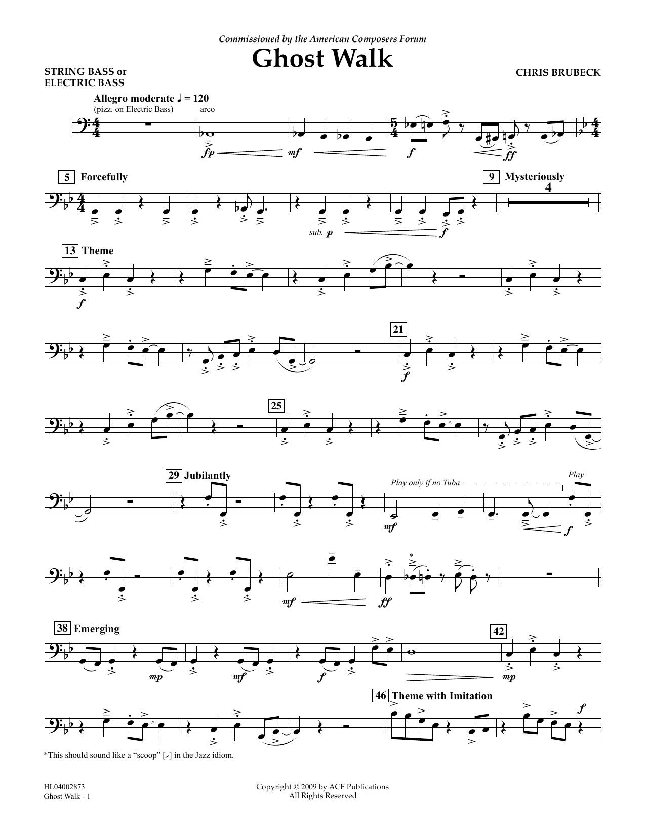 Produktbild zu: Ghost Walk - String Bass