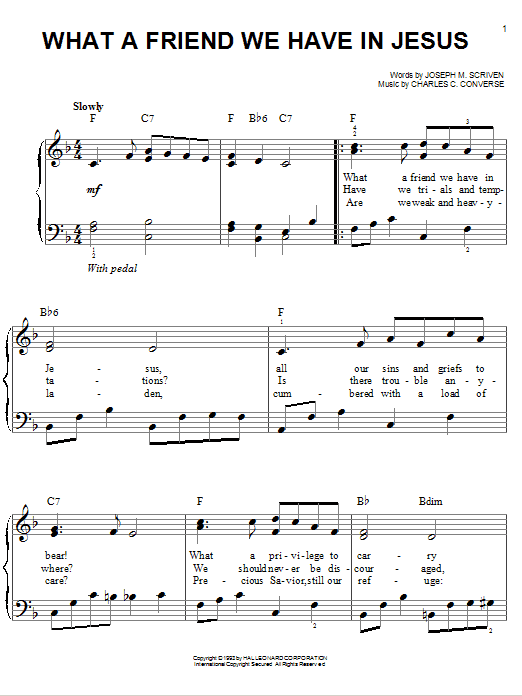 Produktbild zu: What A Friend We Have In Jesus