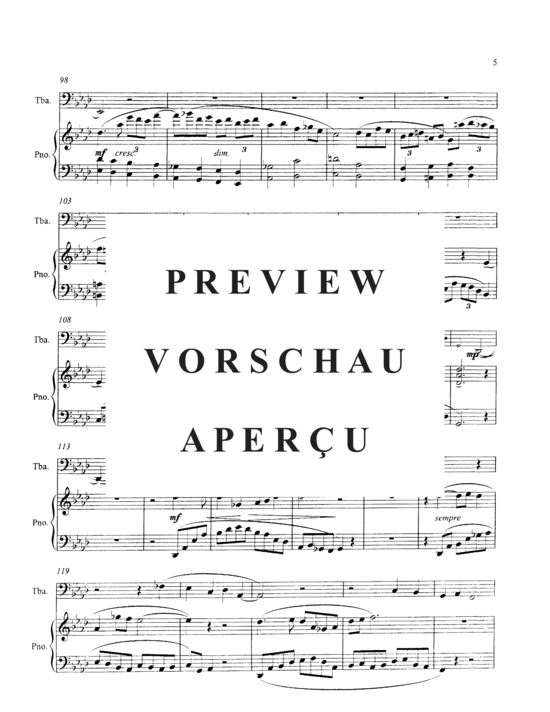 Product gallery: Page 7 of 12 Wind Song , , (tuba + piano)