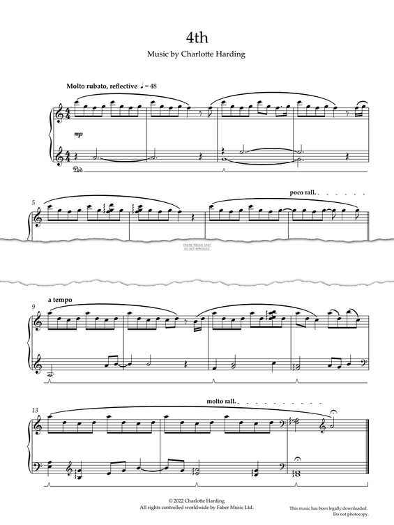 Produktgalerie: Seite 1 von 1 4th, Charlotte Harding, Klavier