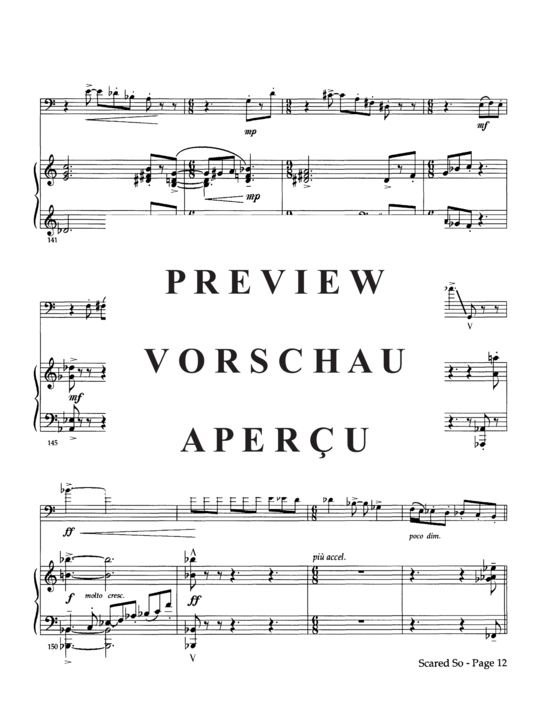 Product gallery: Page 14 of 21 Concert Piece (Scared So) , ,  (euphonium + piano)