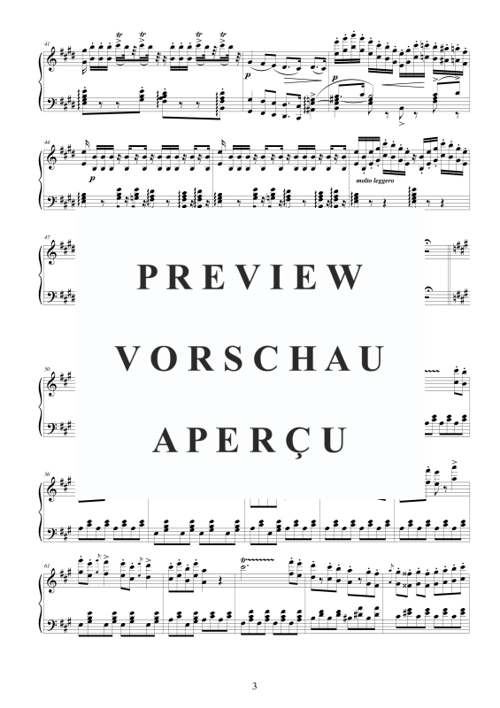 Produktgalerie: Seite 4 von 11 La Traviata - (Act 1) Preludio-Introduzione-Brindisi - Piano Verion, , Klavier Solo