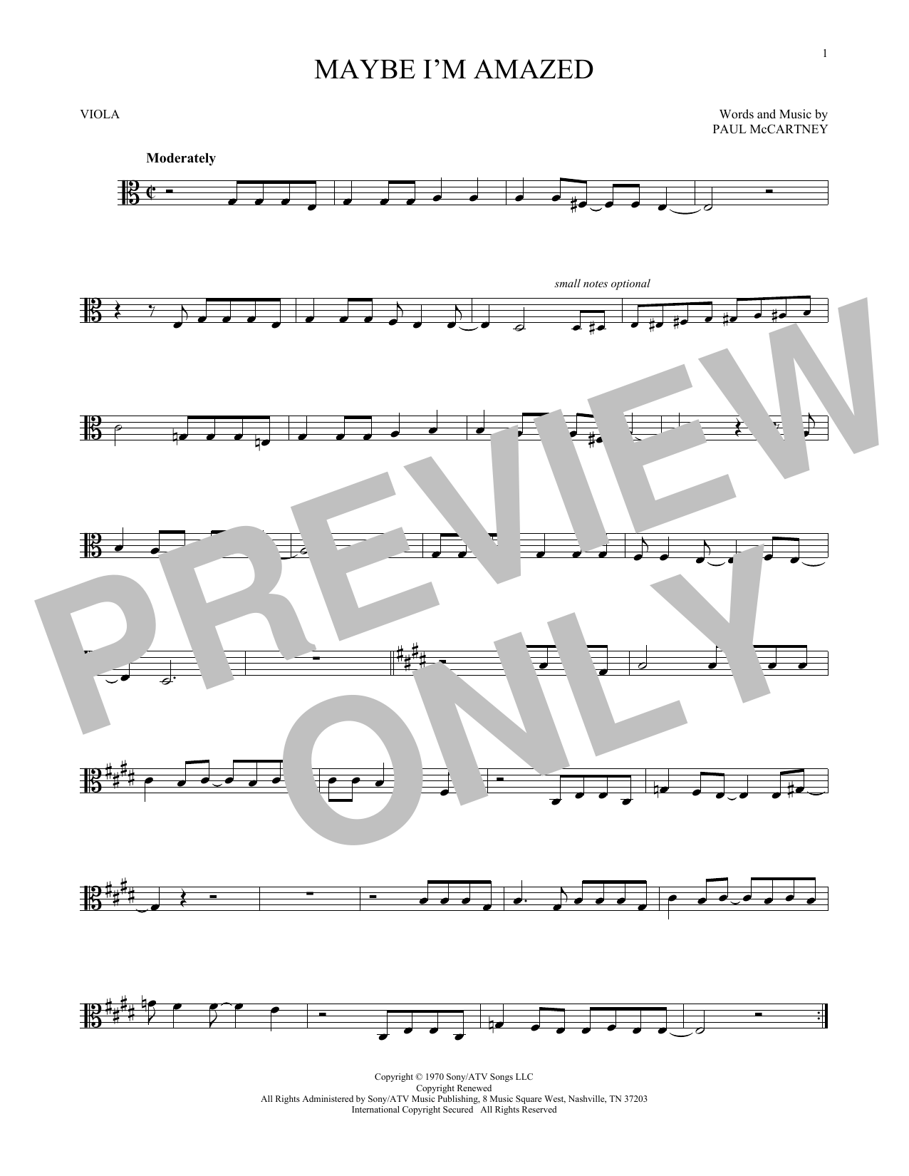 Product gallery: Page 1 of 1 Maybe I'm Amazed, Paul McCartney