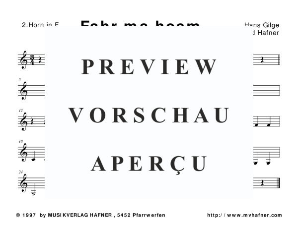 gallery: Fahr ma hoam, , (Blechbläser Ensemble)