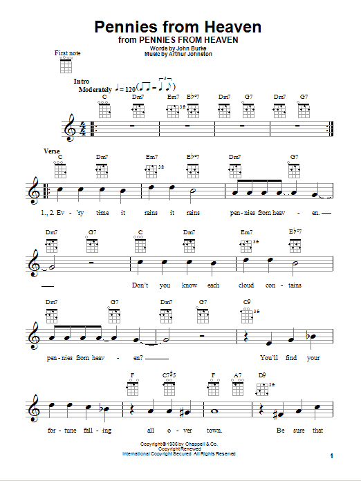 Product gallery: Page 1 of 1 Pennies From Heaven, Bing Crosby