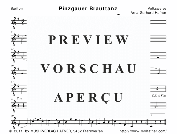 gallery: Pinzgauer Brauttanz, , (woodwind and brass)