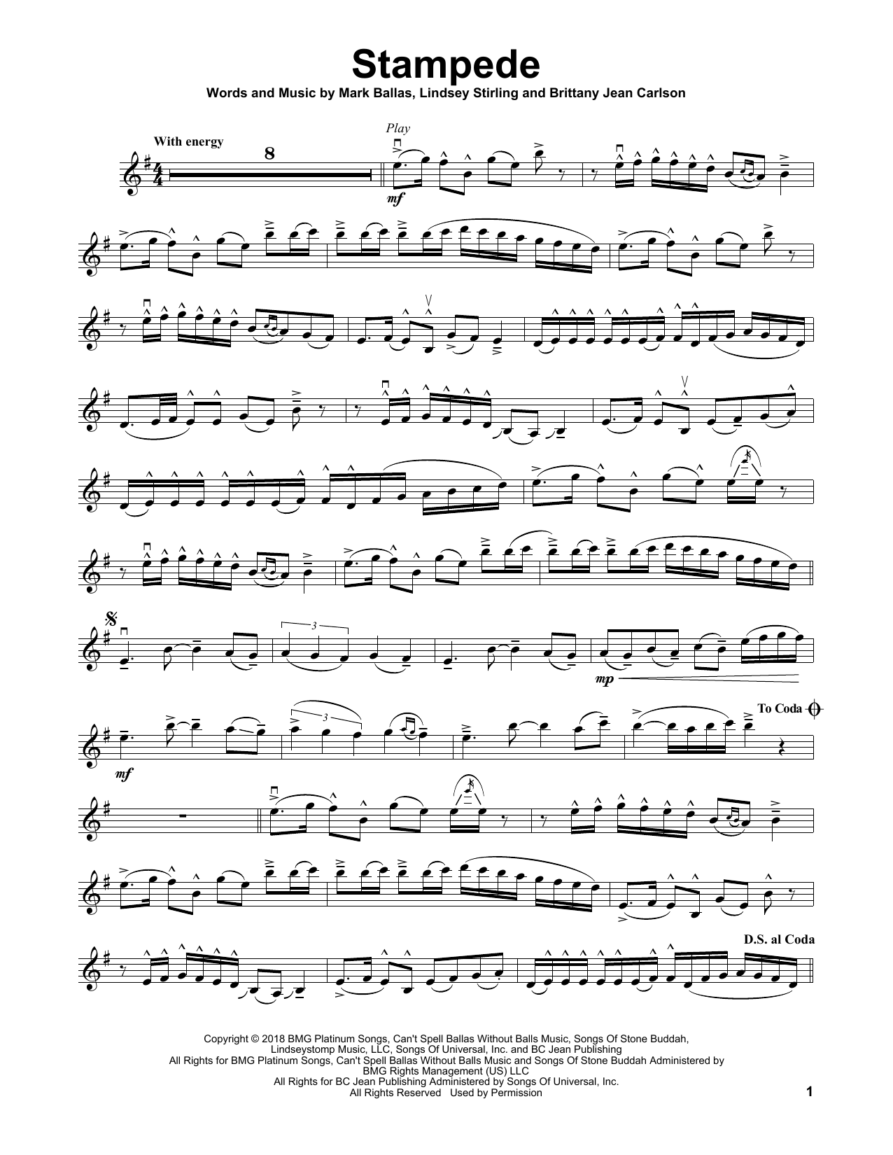 Produktgalerie: Seite 1 von 1 Stampede, Lindsey Stirling, Violine