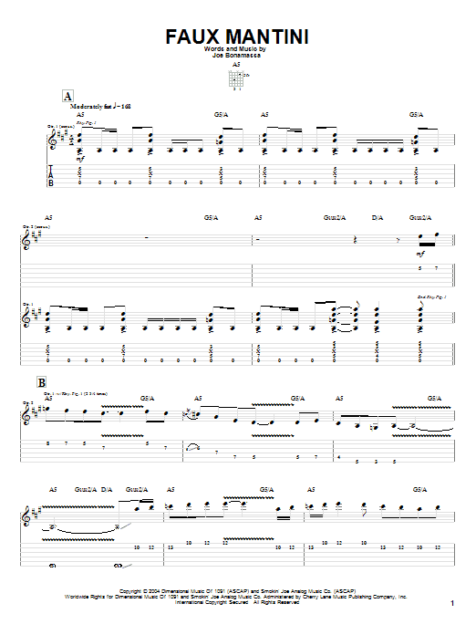 Product gallery: Page 1 of 1 Faux Mantini, Joe Bonamassa