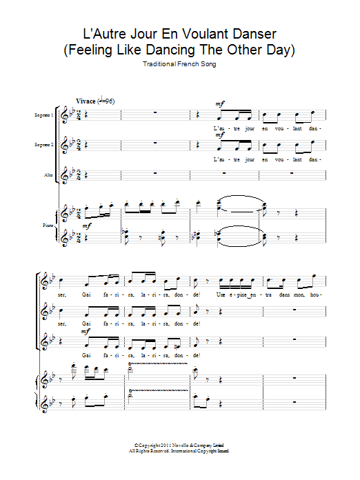 Product gallery: Page 1 of 1 L'Autre Jour En Voulant Danser (Feeling Like Dancing The Other Day), Traditional
