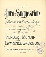 cover: Auto-Suggestion, Lawrence Jackson