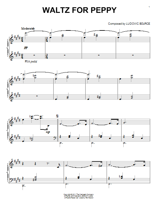 Product gallery: Page 1 of 1 Waltz For Peppy (from The Artist), Ludovic Bource