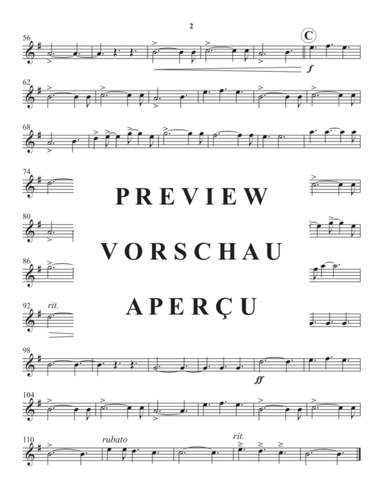 Produktgalerie: Seite 13 von 17 Tom´s Prayer , , (Blechbläser Quintett)