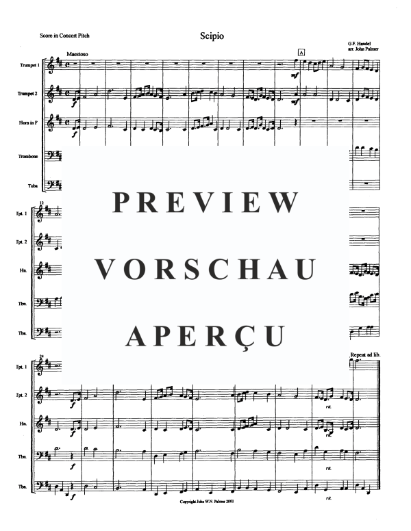 Product gallery: Page 3 of 11 Scipio in D, , Brass Quintet