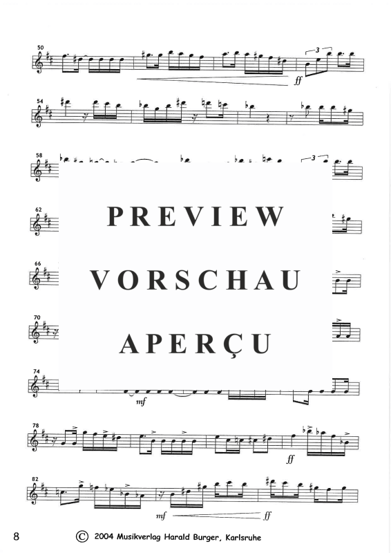 gallery: Sechs Mininos für Flöte und Gitarre, , Querflöte - Einzelstimme