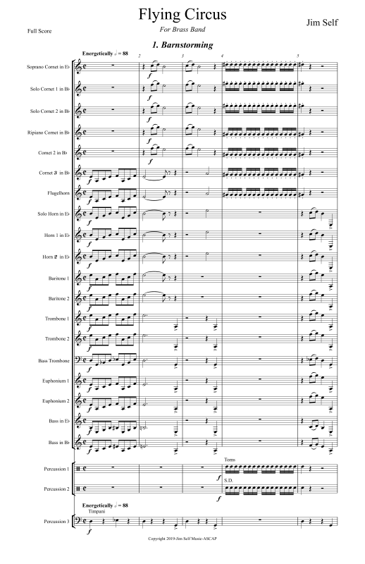 Produktgalerie: Seite 1 von 11 Flying Circus, , (Brass Band)