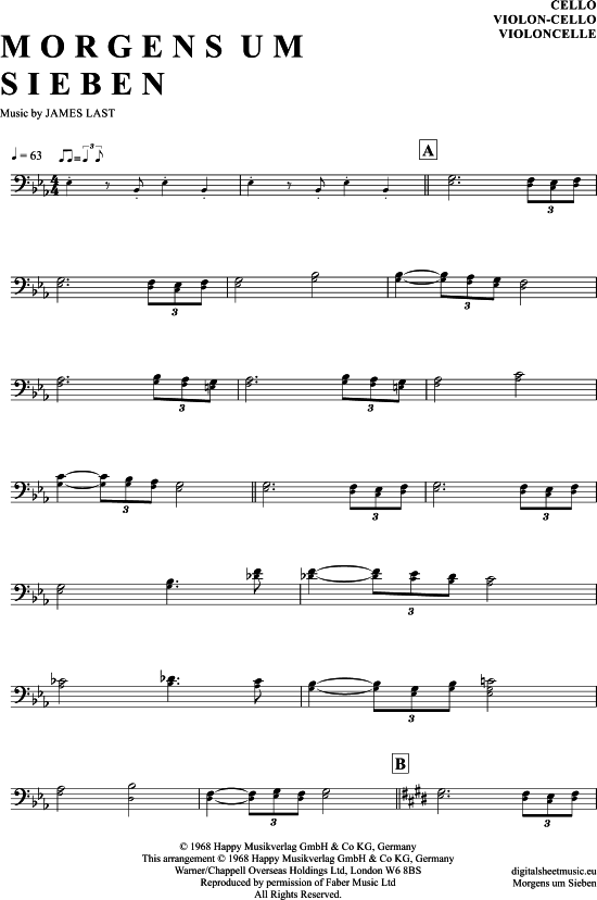 Produktbild zu: Morgens um sieben James Last