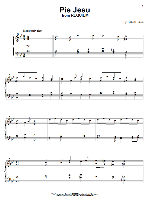 Produktbild zu: Pie Jesu