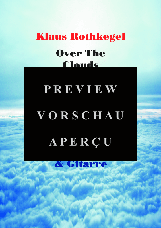 gallery: Over The Clouds (Partitur), , Ensemble Blockflöten und Gitarre