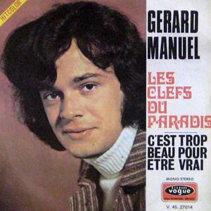 cover: Une Chanson De Film, Gerard Manuel, Gesang, Klavier
