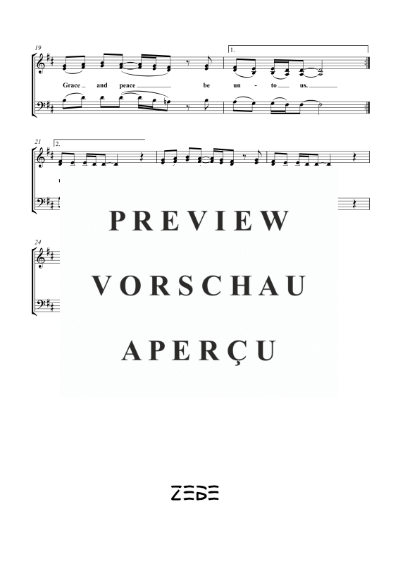 Produktgalerie: Seite 4 von 8 Proem (Grace and Peace), , Gemischter Chor SAB und Klavier
