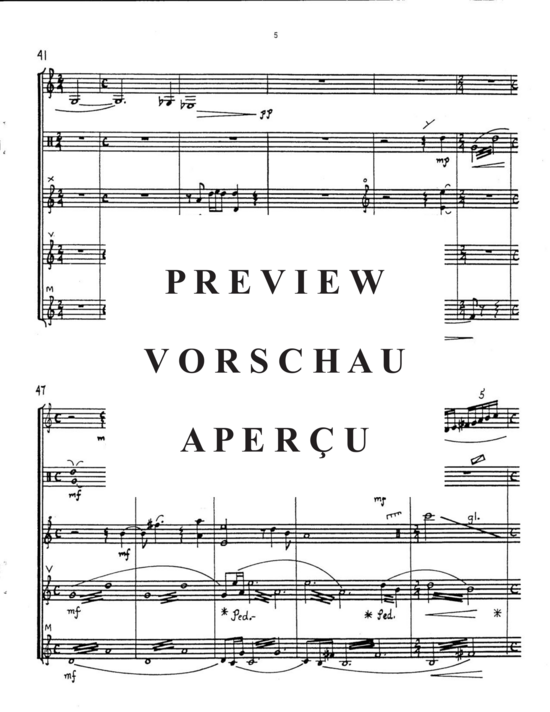 Product gallery: Page 9 of 21 Escapade , , (alto saxophone solo and 4 percussionists)