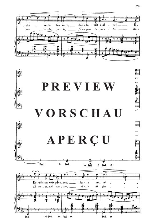 gallery: Sérénade toscane Op. 3 No.2 , , (Gesang hoch + Klavier)