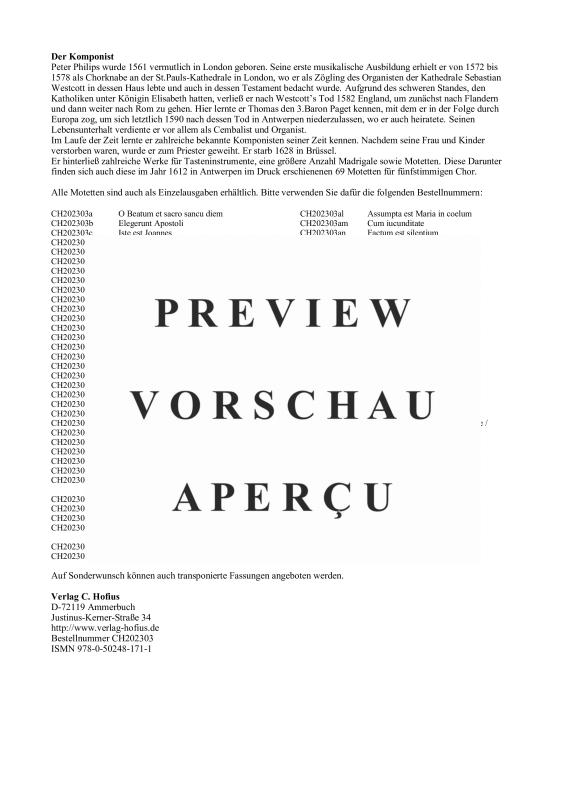 Product gallery: Page 5 of 11 Cantiones Sacrae - quinis vocibus, , Mixed choir CQATB