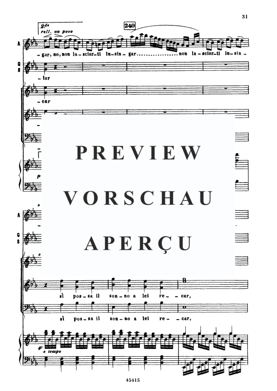 Produktgalerie: Seite 10 von 11 Non v ha sguardo cui sia dato, , Sopran und Klavier