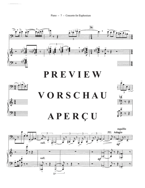 Product gallery: Page 9 of 21 Concerto for Euphonium , , (euphonium + piano)