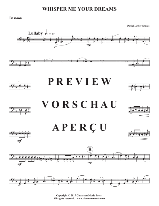 Produktgalerie: Seite 16 von 17 Whisper Me Your Dreams , , (Holzbläserquintett)