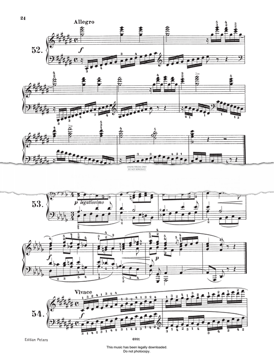 Produktgalerie: Seite 1 von 1 Study (Op. 821, No.52), Carl Czerny, Klavier