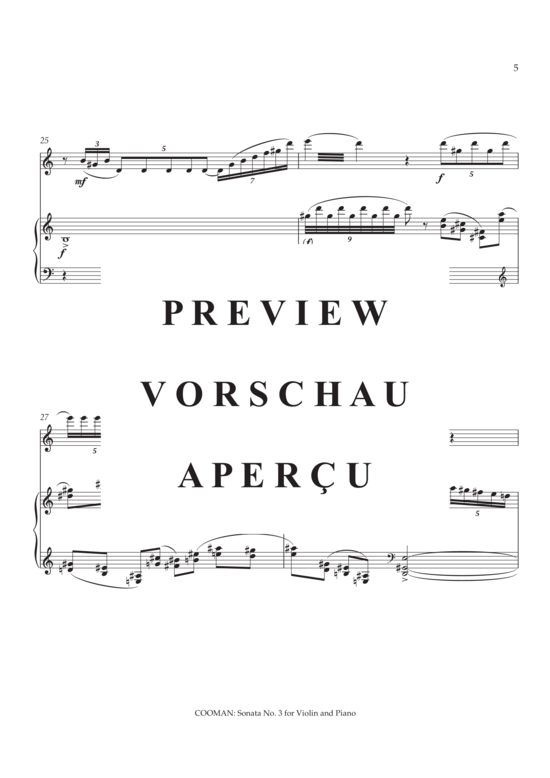 Product gallery: Page 6 of 21 Sonata no. III for violin and piano , , (violin + piano)