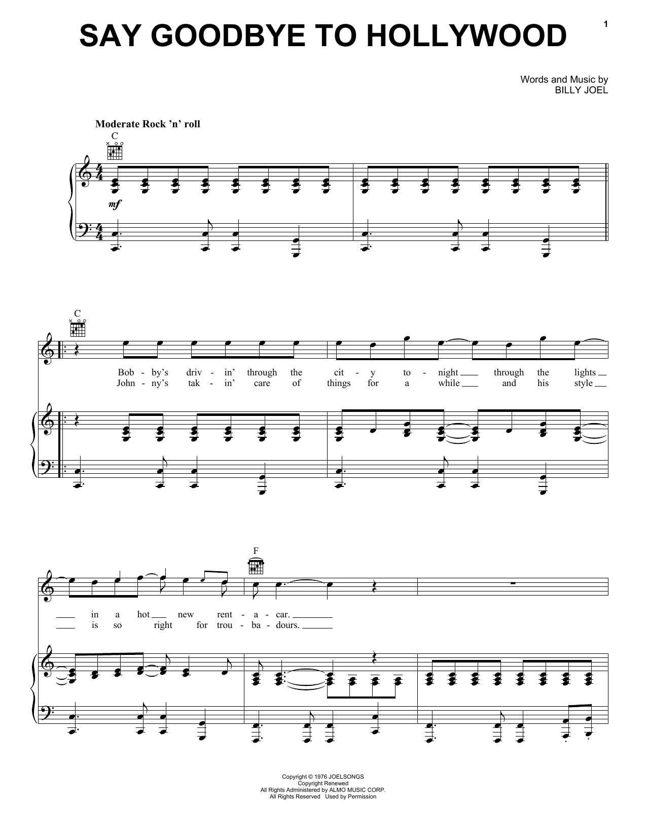 Produktbild zu: Say Goodbye To Hollywood